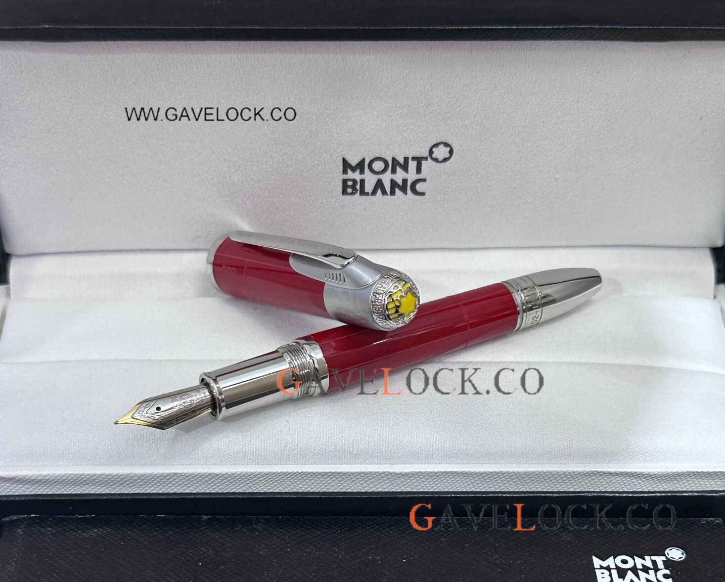 Best Copy Mont Blanc Enzo Ferrari Red Fountain Pen